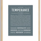 Temperance | Name Art Print