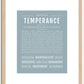 Temperance | Name Art Print