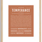 Temperance | Name Art Print