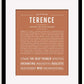 Frame Options | Terra Cotta | Black Frame, Matted