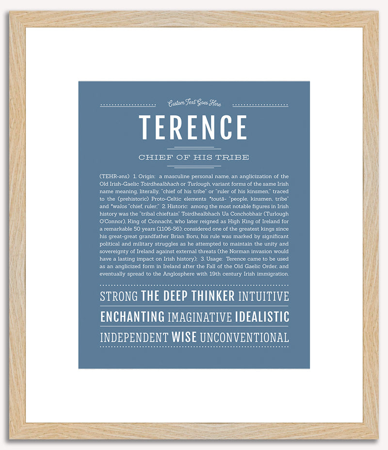 Terence | Name Art Print