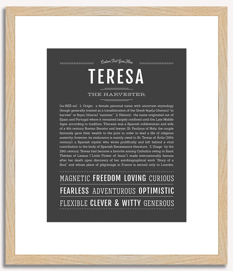 Teresa | Name Art Print