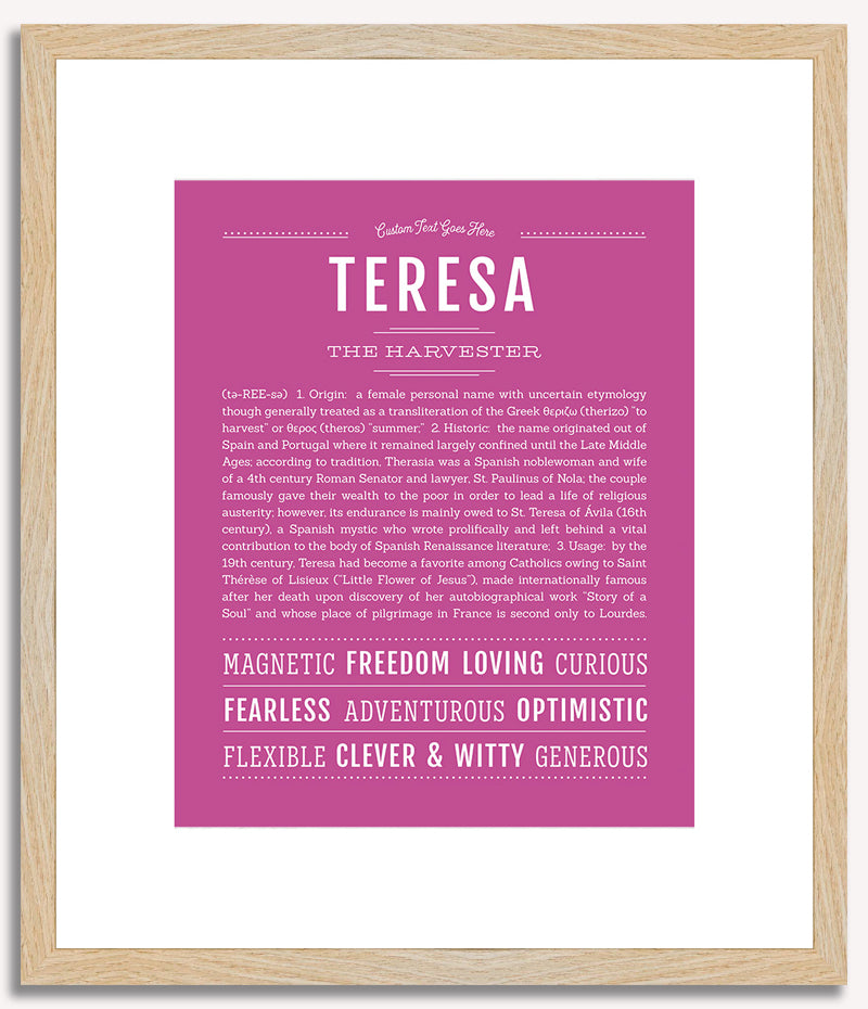 Teresa | Name Art Print