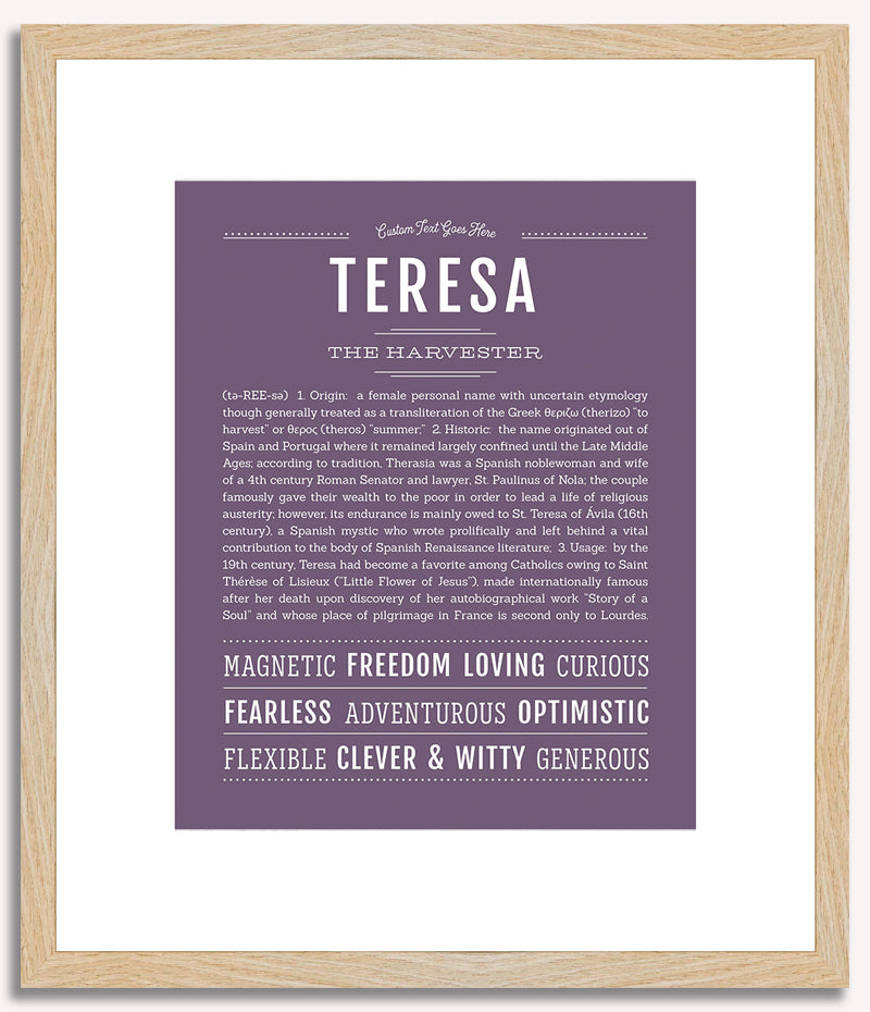 Teresa | Name Art Print