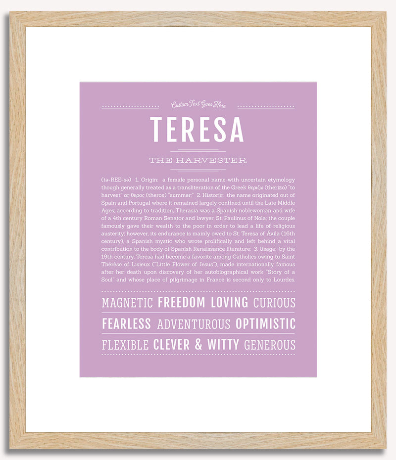 Teresa | Name Art Print