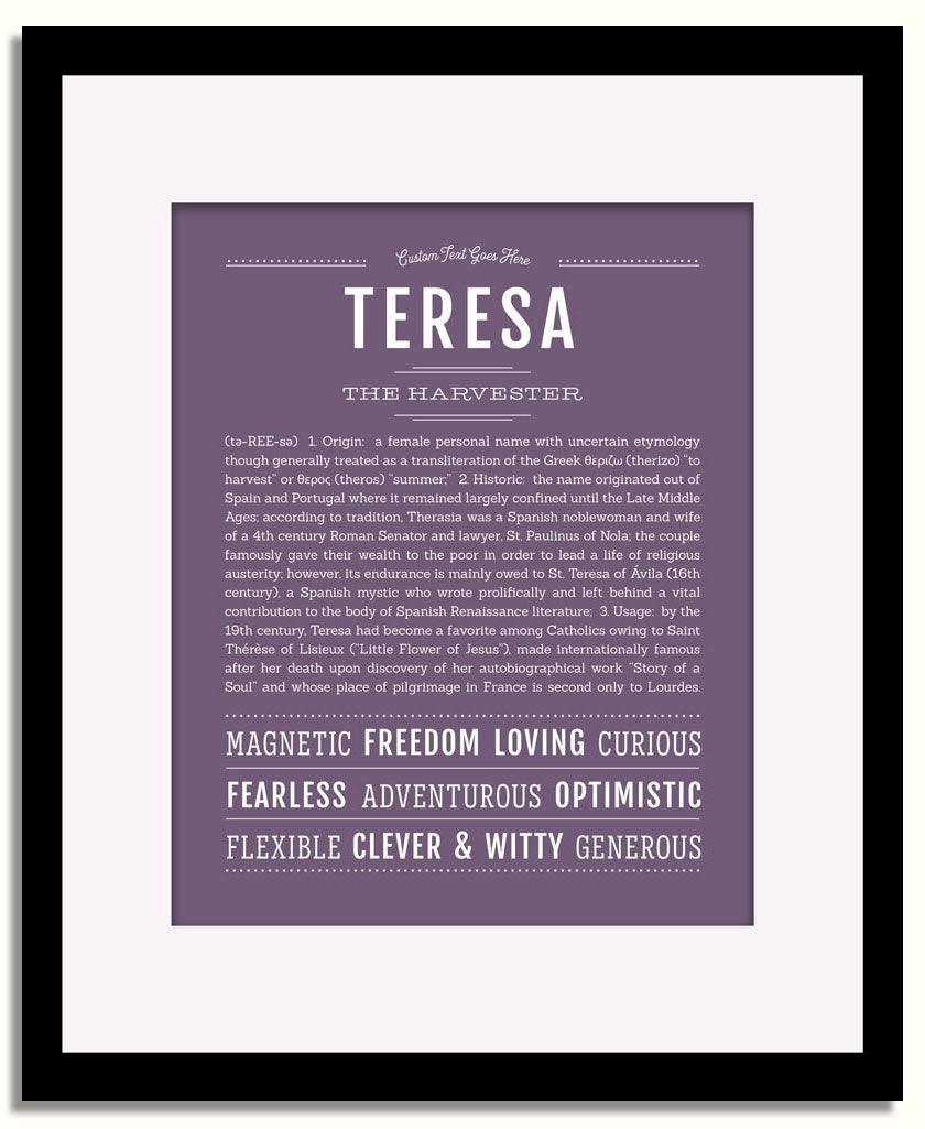 Frame Options | Terra Cotta | Black Frame, Matted