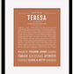 Frame Options | Terra Cotta | Black Frame, Matted