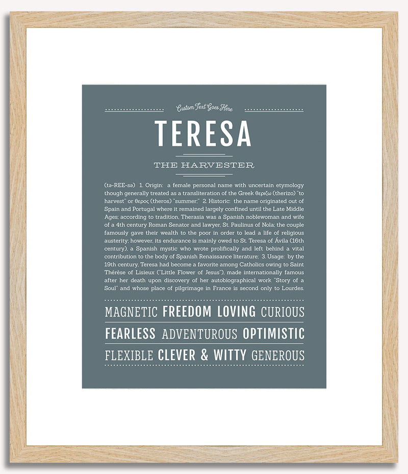 Teresa | Name Art Print