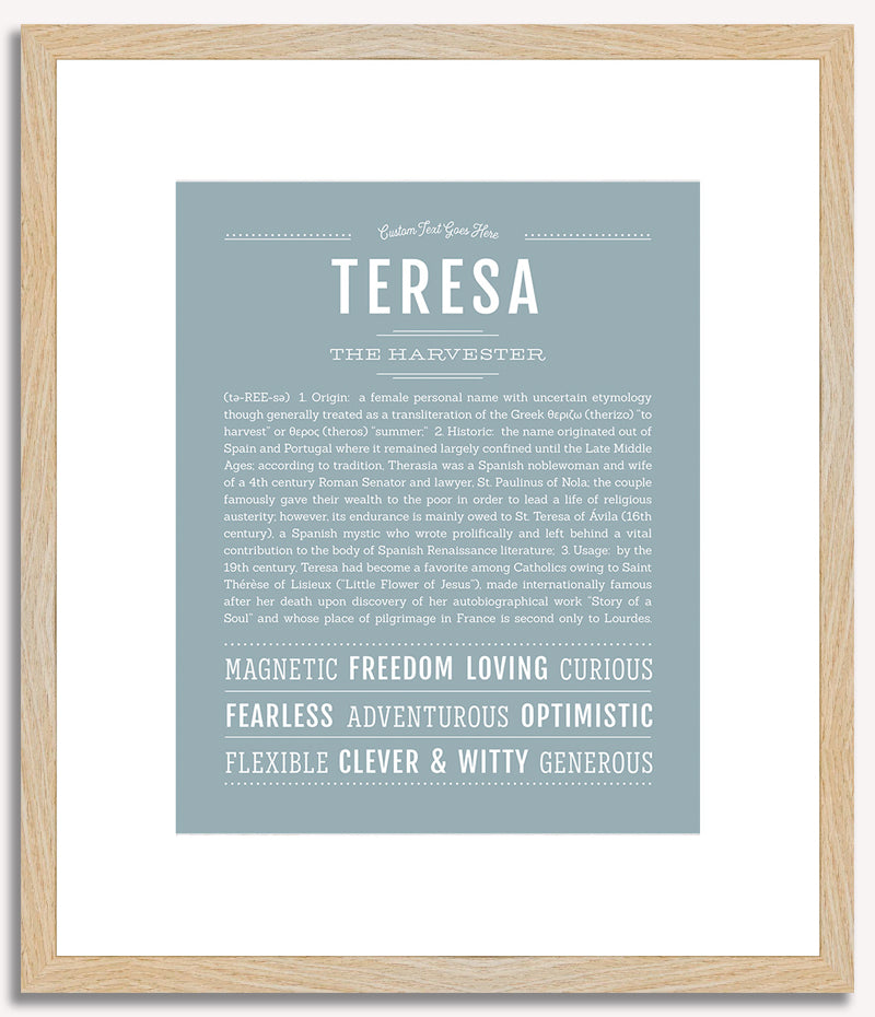 Teresa | Name Art Print