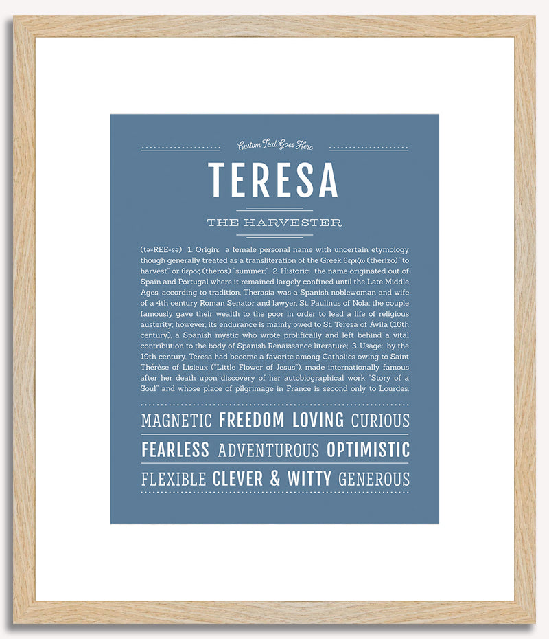 Teresa | Name Art Print