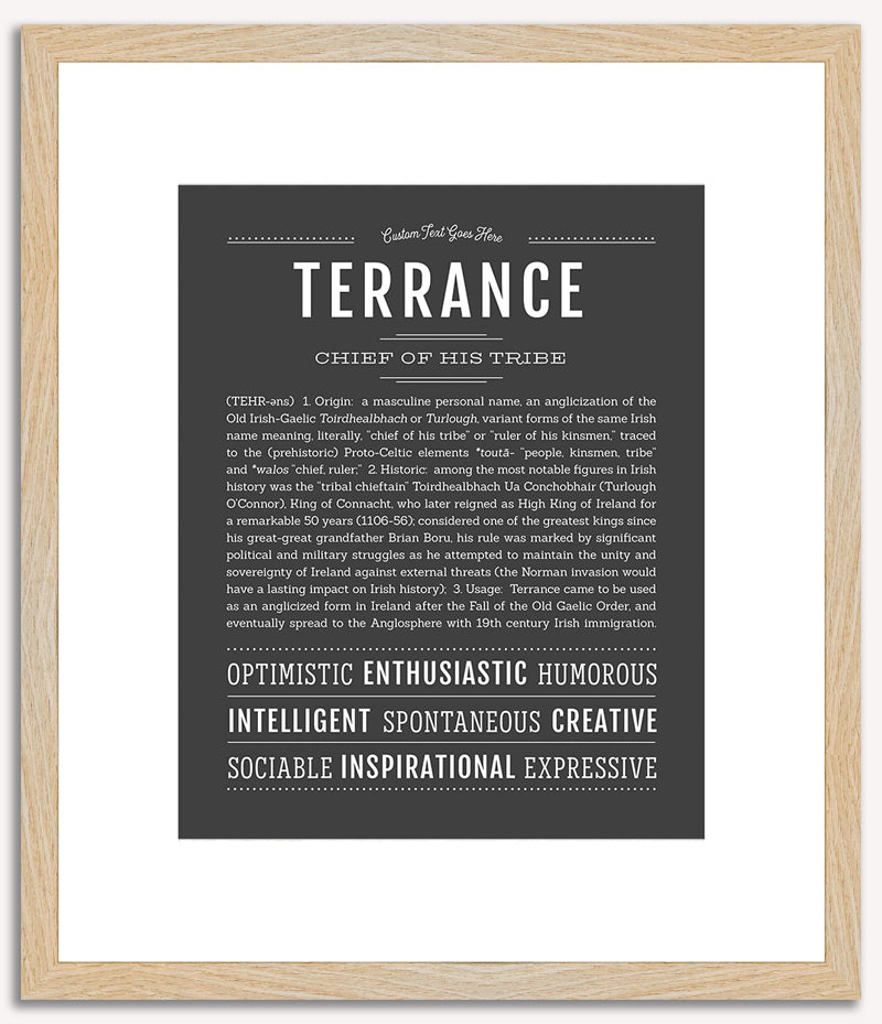 Terrance | Name Art Print