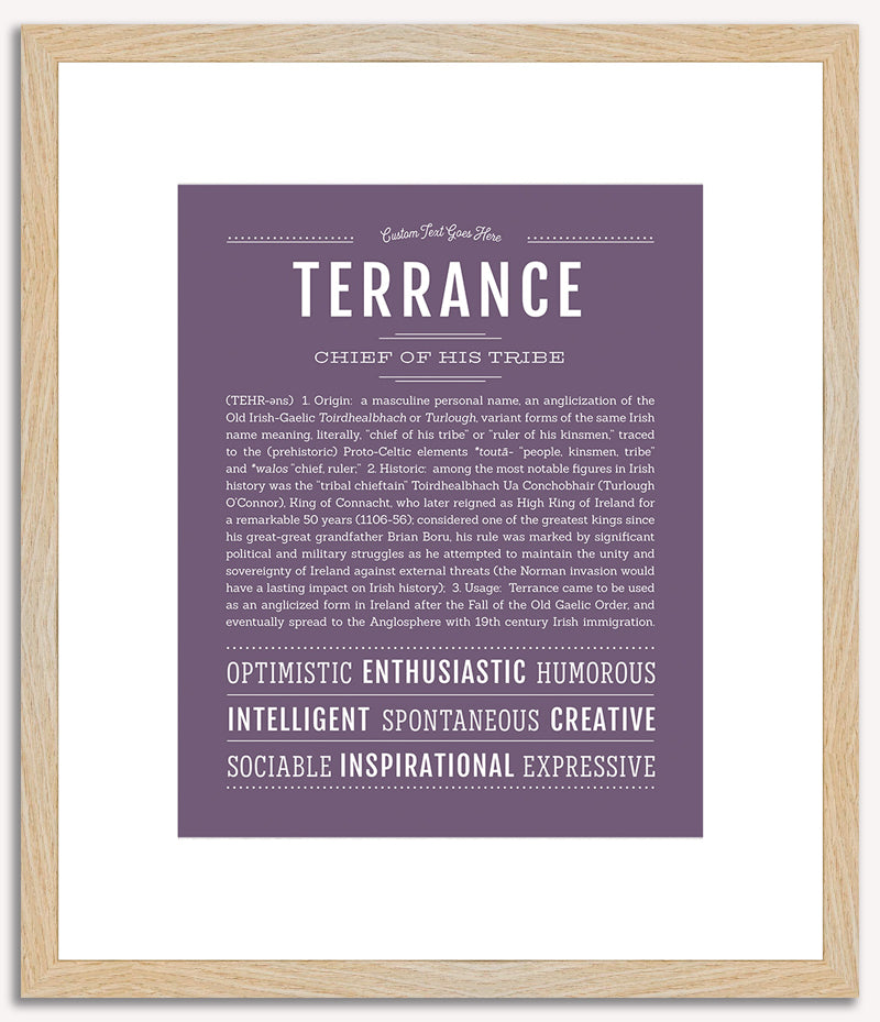 Terrance | Name Art Print