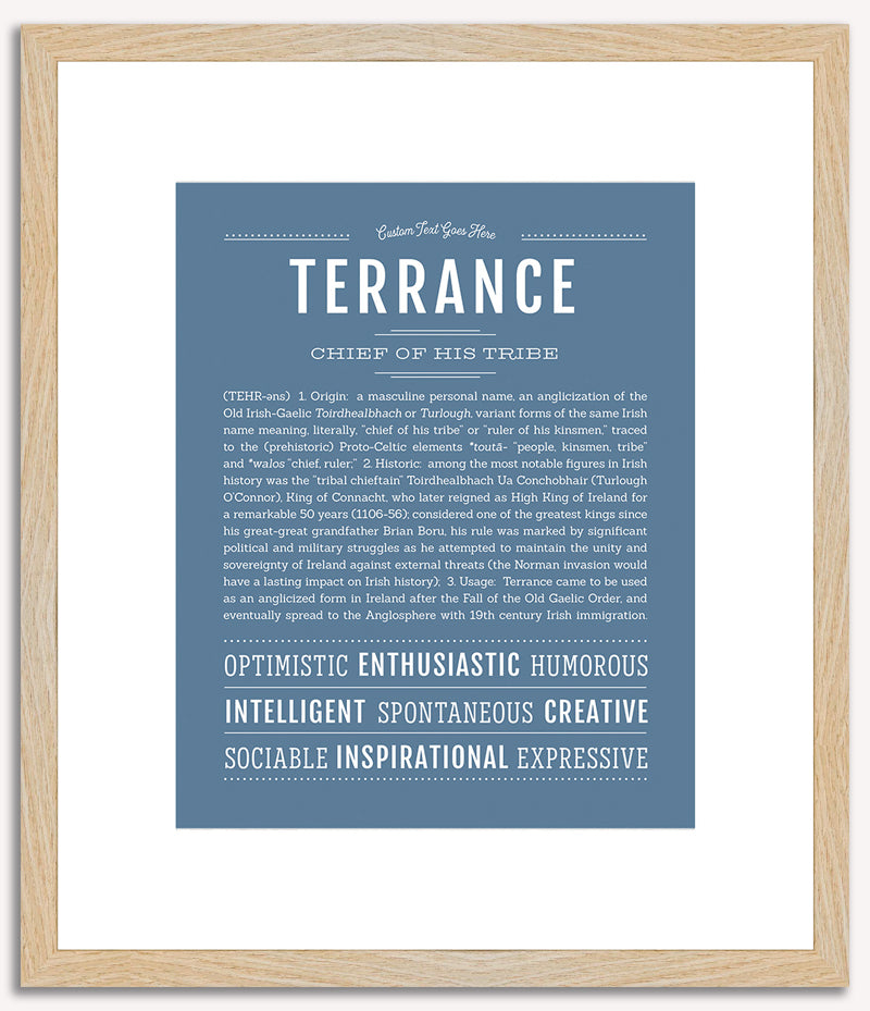 Terrance | Name Art Print