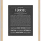 Terrill | Name Art Print