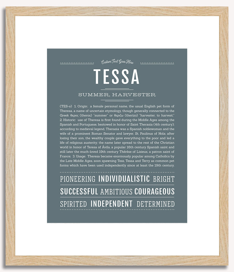 Tessa | Name Art Print