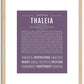 Thaleia | Name Art Print