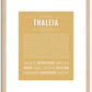 Thaleia | Name Art Print