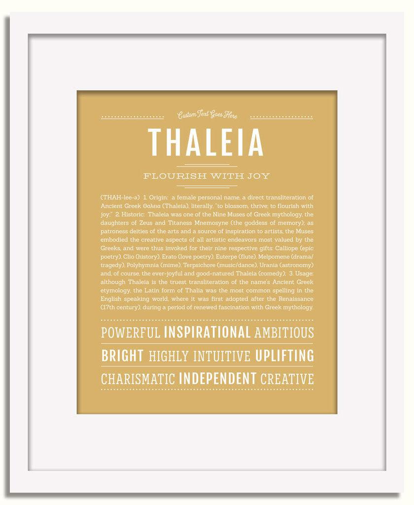 Frame Options | Matte Gold | White Frame, Matted