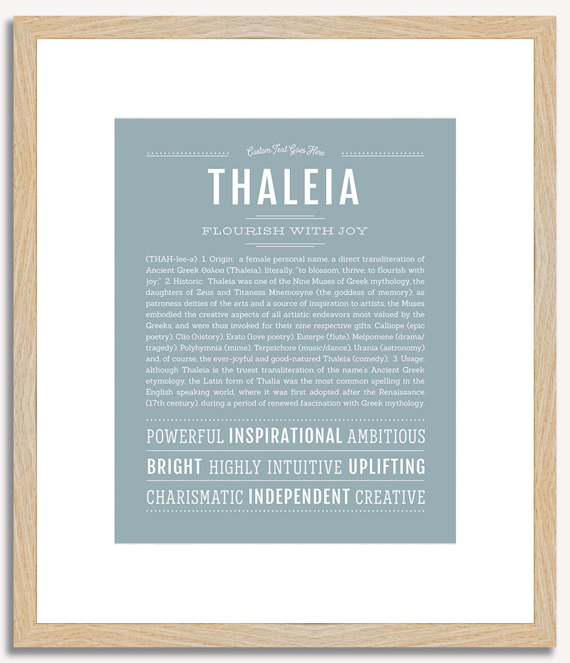 Thaleia | Name Art Print