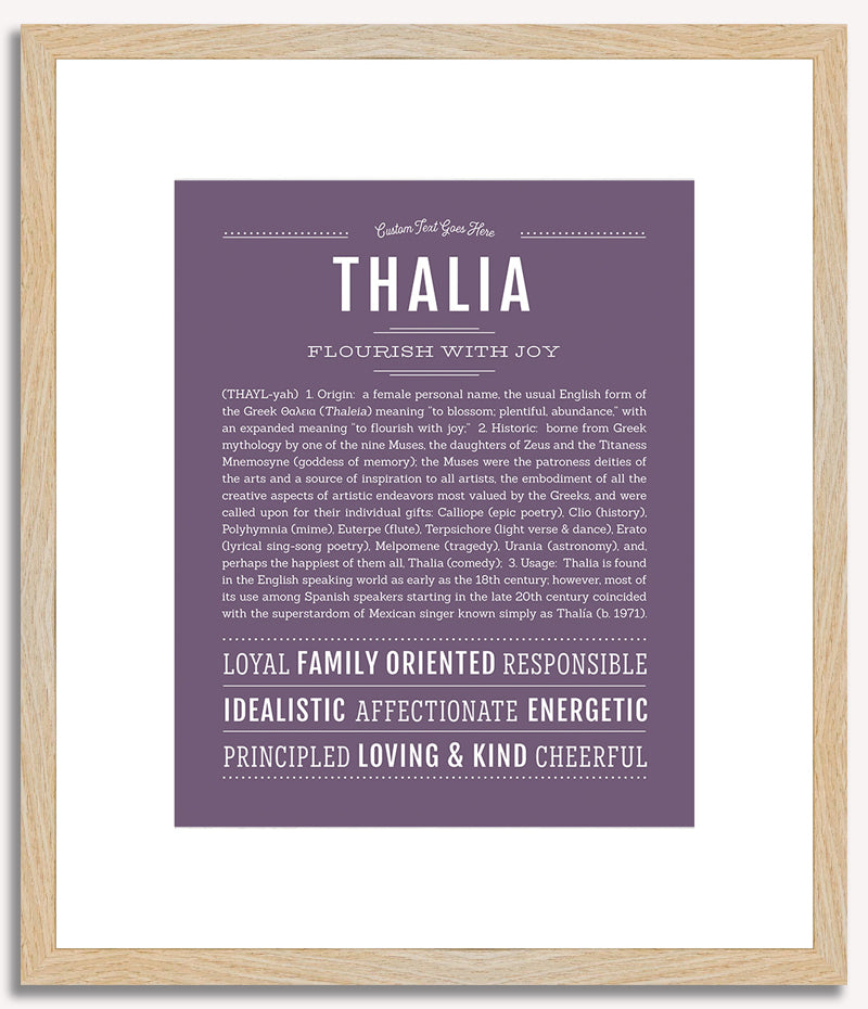 Thalia | Name Art Print