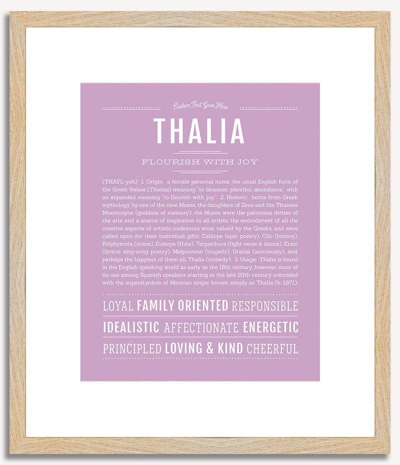 Thalia | Name Art Print