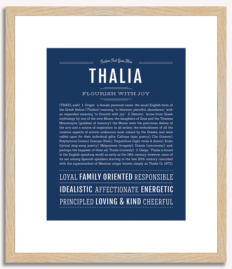 Thalia | Name Art Print