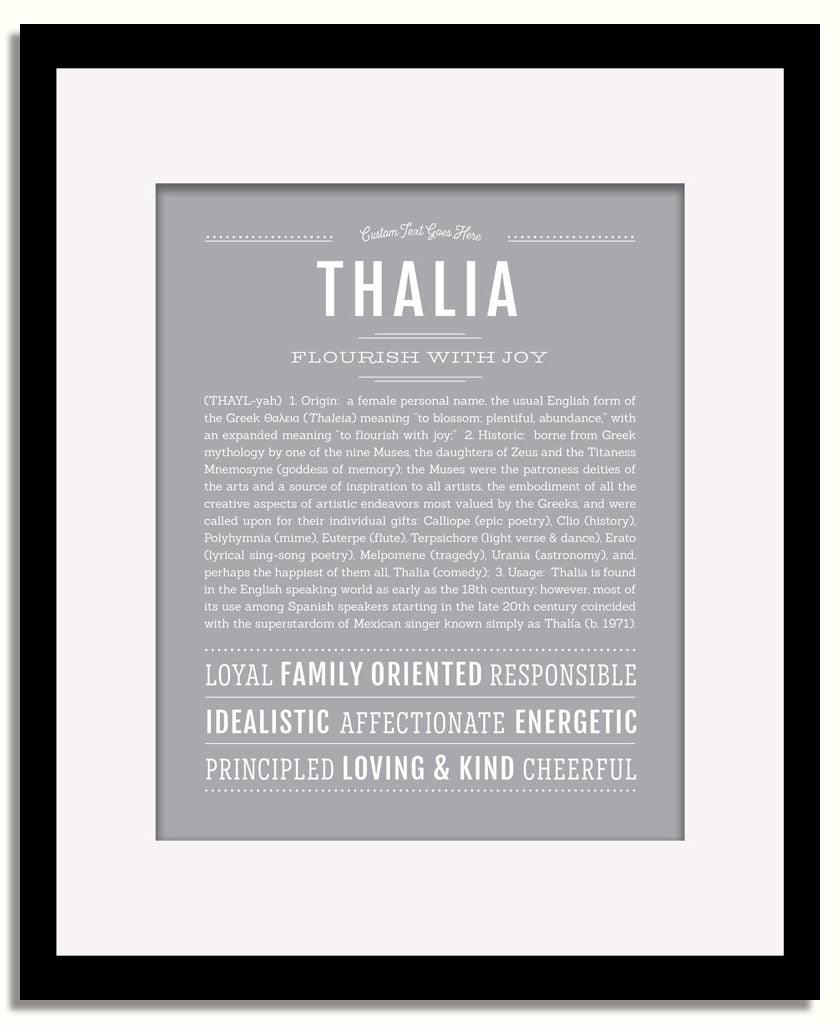 Frame Options | Sage | Black Frame, Matted