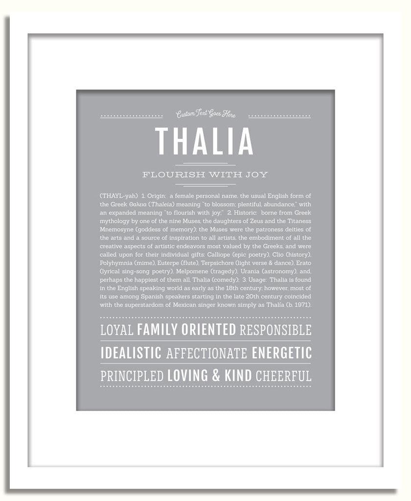 Frame Options | Light Gray | White Frame, Matted