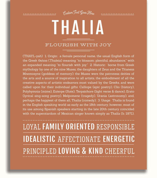 Frame Options | Terra Cotta | No Frame