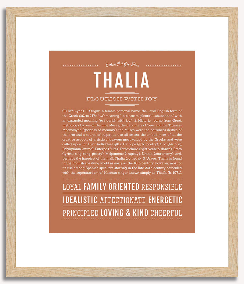 Thalia | Name Art Print