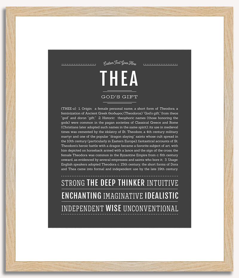 Thea | Name Art Print