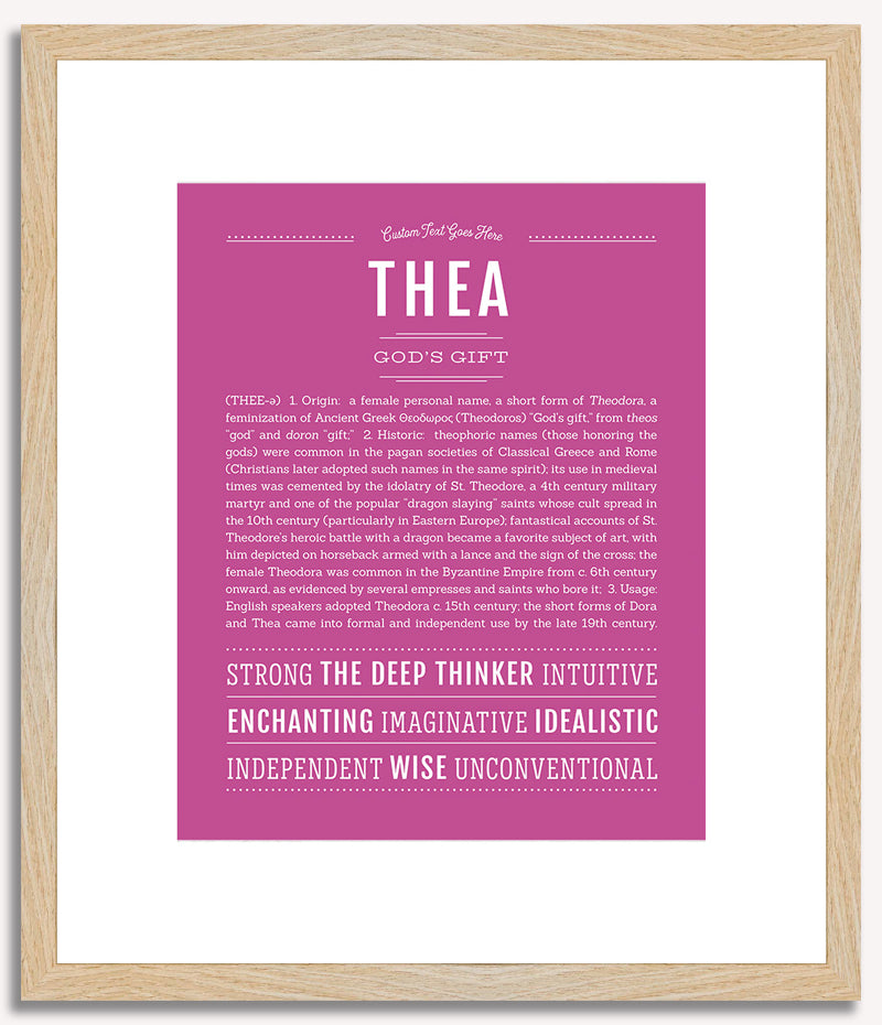 Thea | Name Art Print