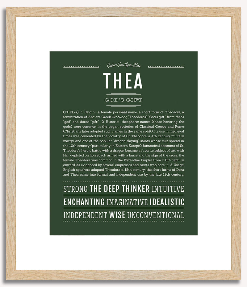 Thea | Name Art Print