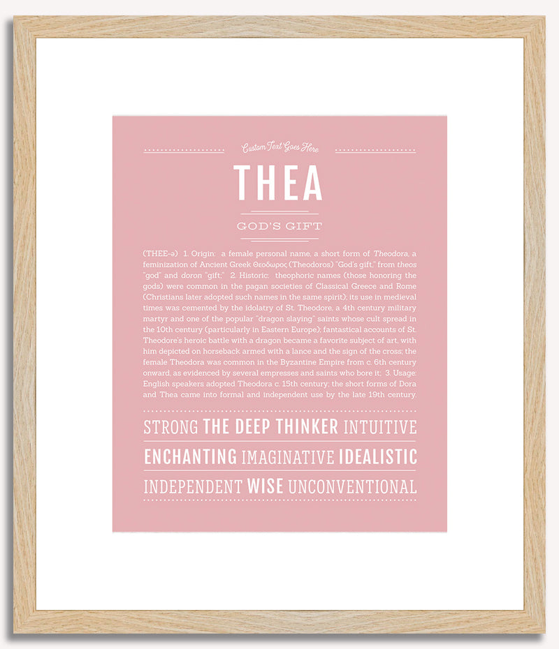 Thea | Name Art Print