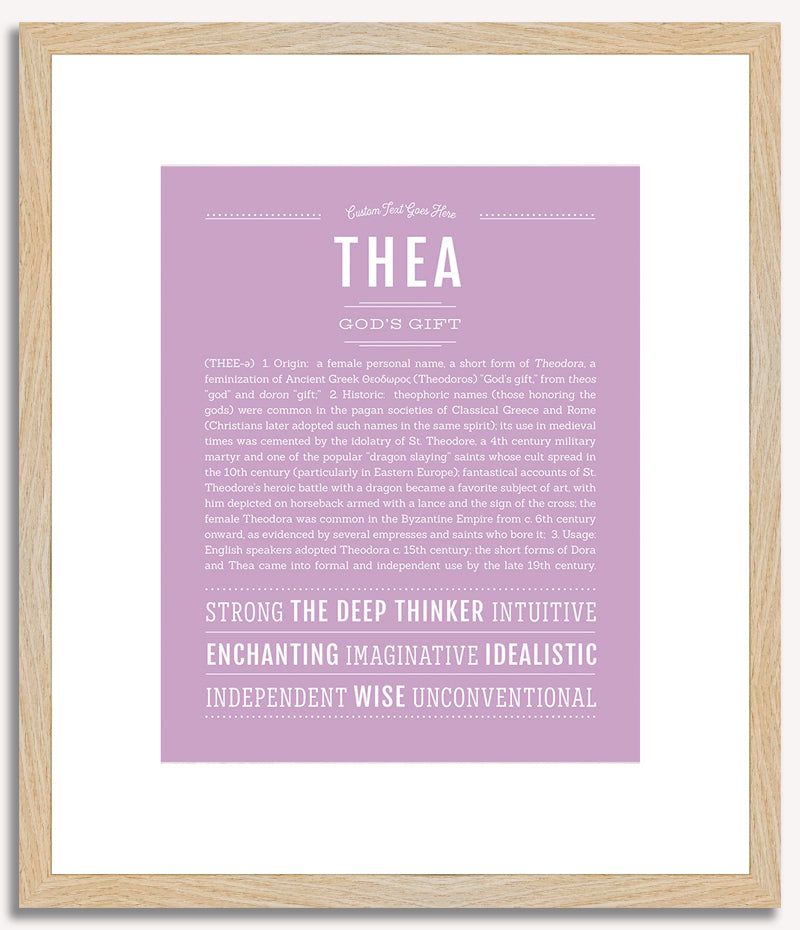 Thea | Name Art Print