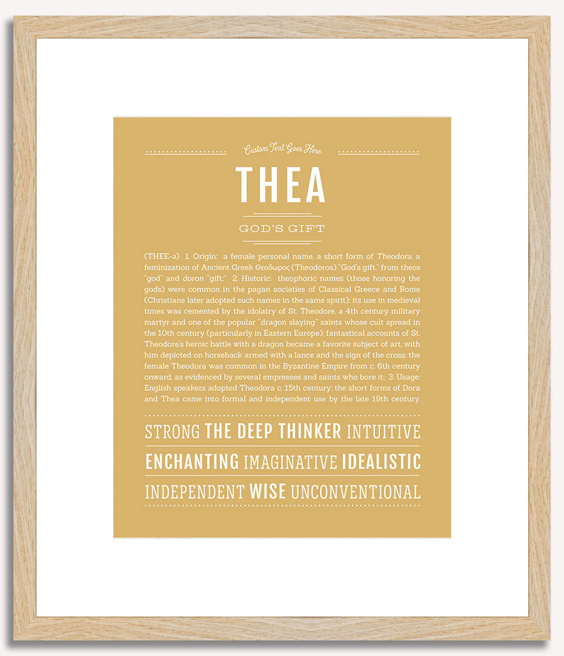 Thea | Name Art Print