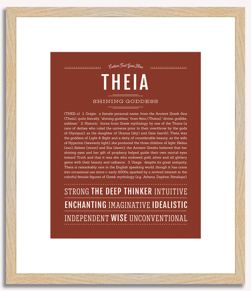 Theia | Name Art Print