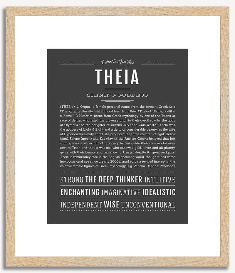 Theia | Name Art Print