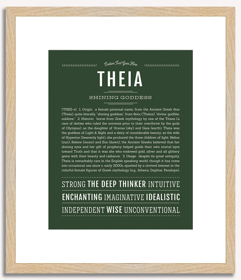 Theia | Name Art Print