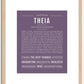 Theia | Name Art Print