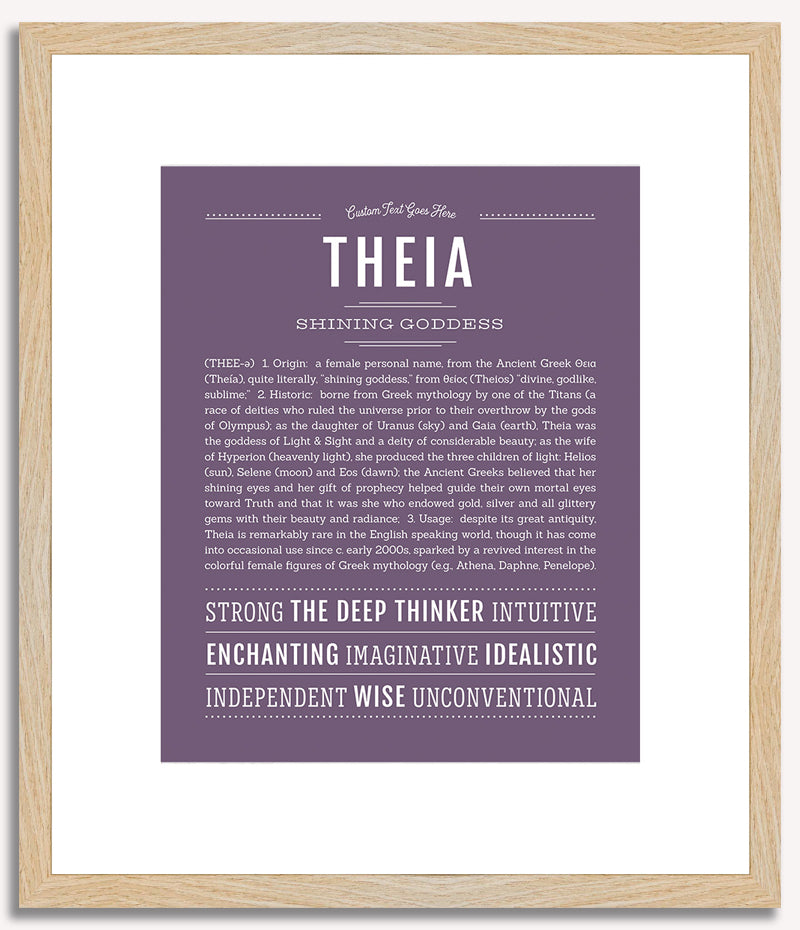 Theia | Name Art Print