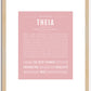 Theia | Name Art Print