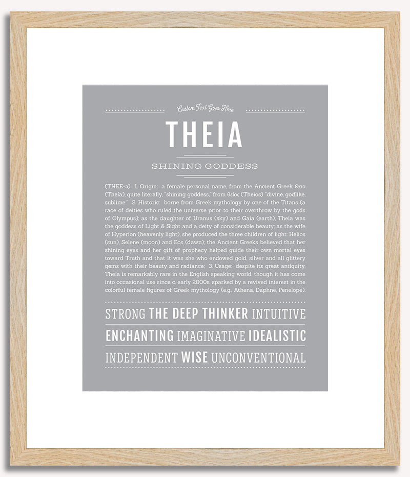 Theia | Name Art Print