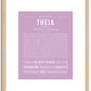 Theia | Name Art Print