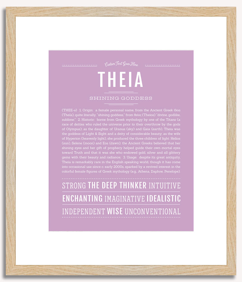 Theia | Name Art Print