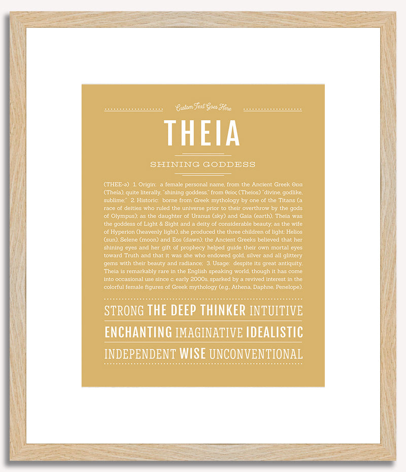 Theia | Name Art Print