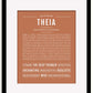 Frame Options | Terra Cotta | Black Frame, Matted