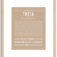 Theia | Name Art Print