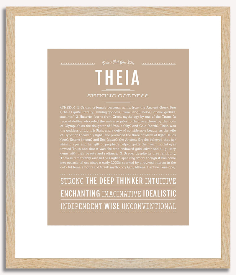 Theia | Name Art Print