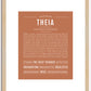 Theia | Name Art Print